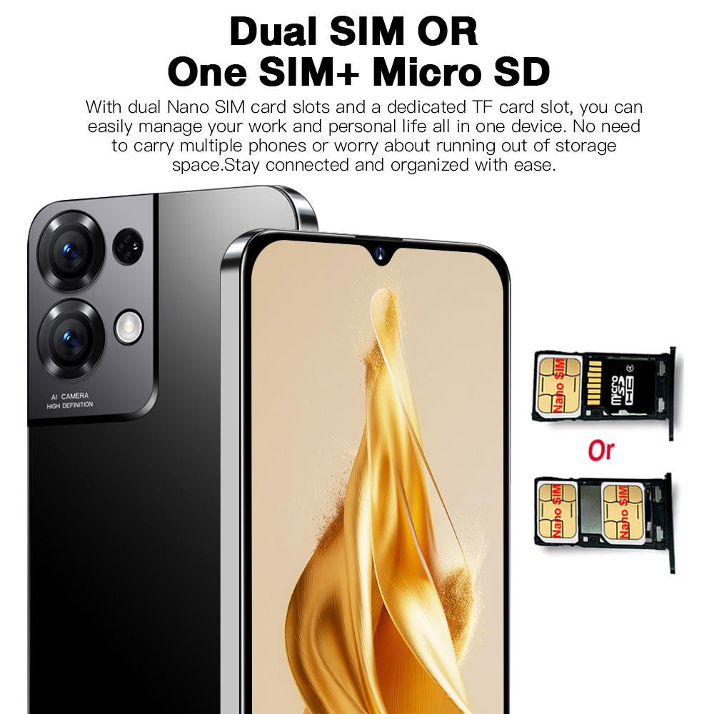 Brand NEW Original Reno8 pro 3G 2GB+16GB 6.53inch Screen Fingerprint Android8.1 mobile phone